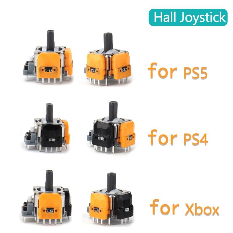 1 Pair Replacement Hall Effect Joystick 3D Analog Joystick for PS5 PS4 Xbox One SX Controller ThumbStick Repair Parts Accessory