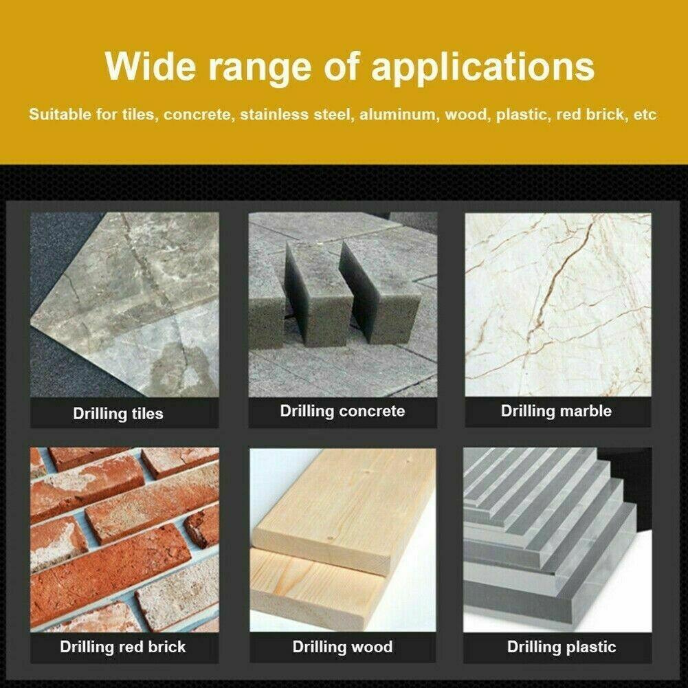 Tile Bit Drill Tip Titanium Tungsten Carbide Ceramic