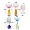 Irregular Shape Goblet Cup Ripple Style Dessert Cup Drinkware Colorful Glass Ice Cream Cup  Bar