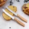 Nerezový nůž na chléb Zubatý nůž Dřevěná rukojeť Nůž na ovoce Nůž na krájení chleba Nůž na dorty Krájecí nůž na cukroví