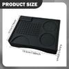 Coffee Tamper Mat Tamping Pad Anti Slip Reusable Soft Holder Espresso for Kitchen