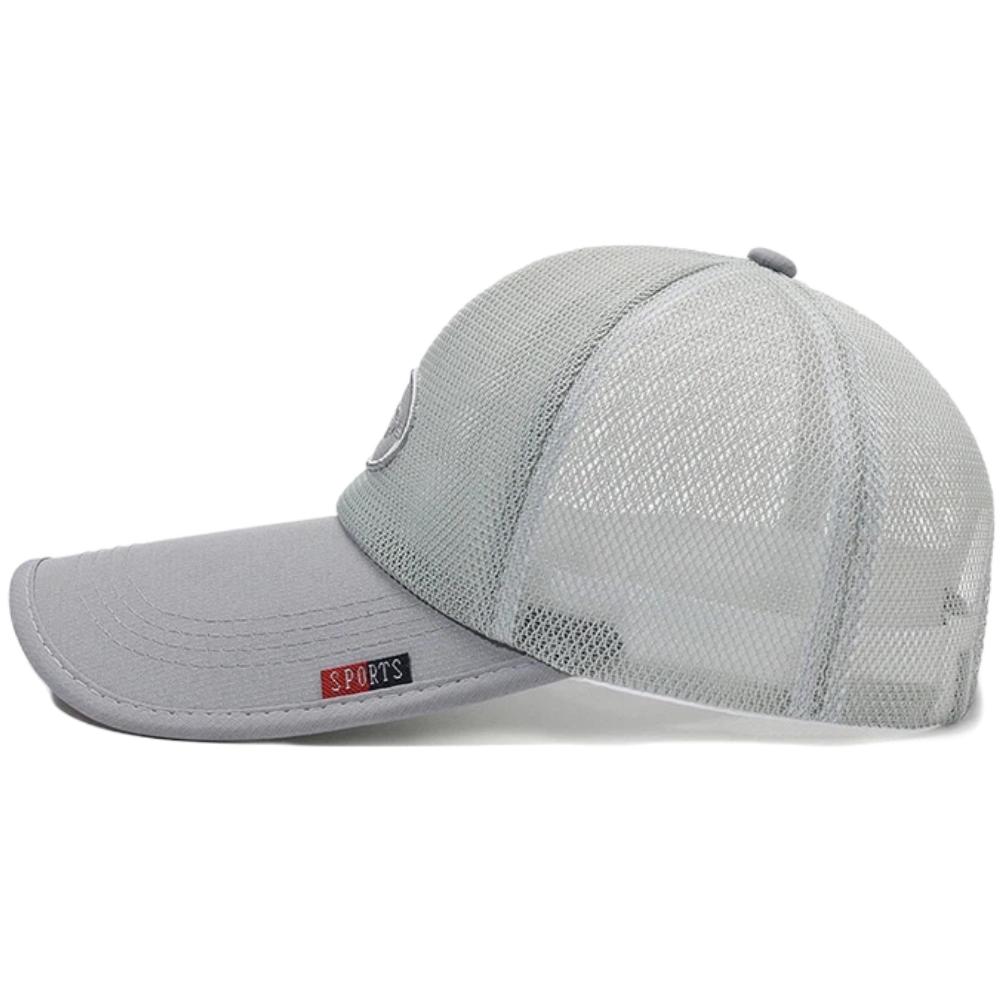New Style Unisex Long-Brim Mesh Baseball Cap Breathable Sun Protection Trucker Hats For Men Female Outdoor Hiking Sports Caps