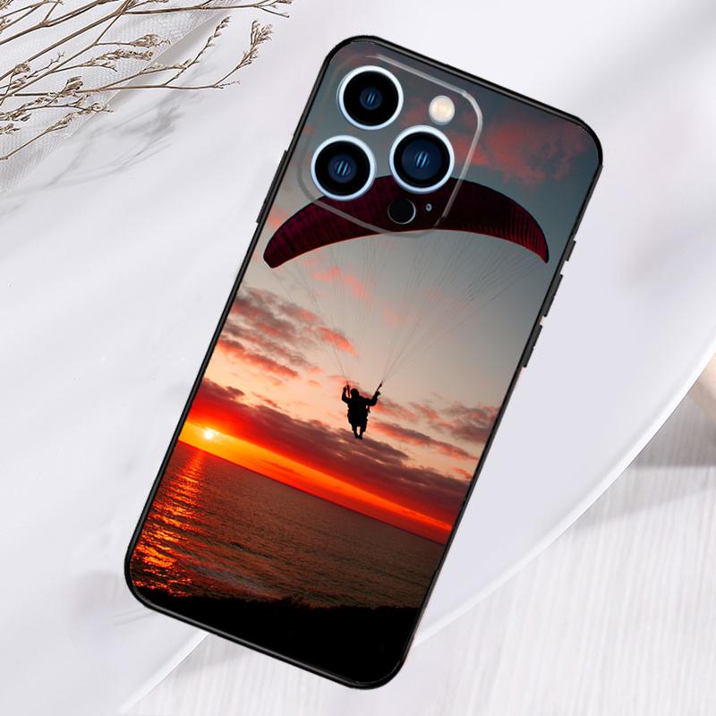 Paragliding Sport Phone Case For iPhone 17 Pro Max 15 14 13 12 11 16 Pro Max Plus 12 13 Mini 16e 17 Air Cover