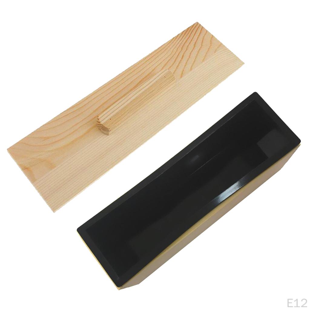 Flexible Rectangular Soap - Loaf with and Lid DIY Tool for Soaps Cake Making Supplies Silicone,