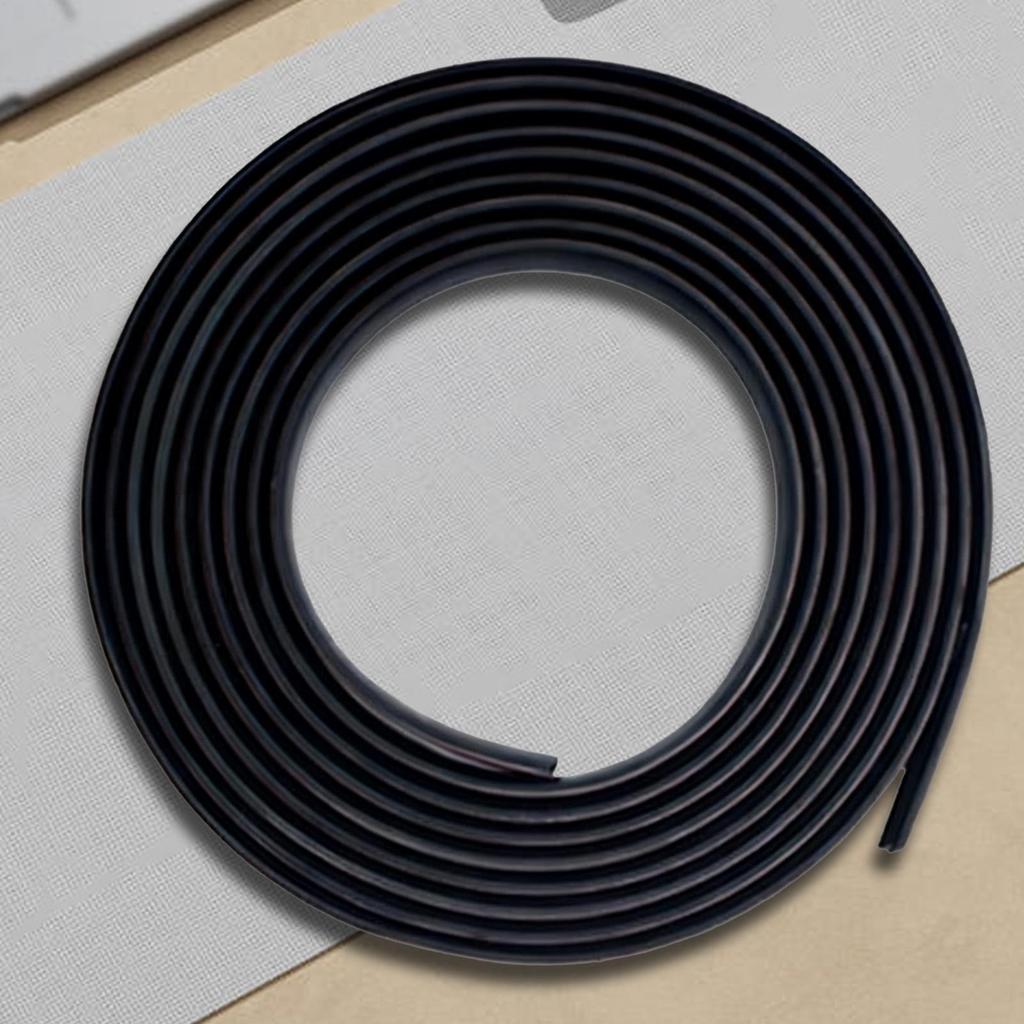 Car Windshield Rubber Seal Strip T-Shape Soundproofing Cuttable Weatherstrip Sunroof Seal Strip For Automotive Sedan Pickup
