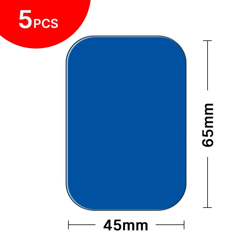 5pcs Metal Plate Disk Iron Sheet for Magnetic Car Mobile Phone Holder Self-adhesive Metal Plate Sticker for Magnet Car Stand