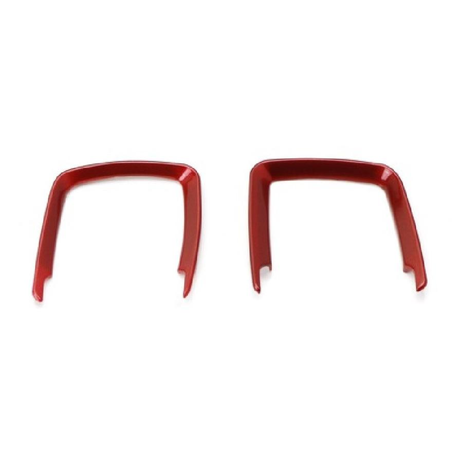 Red Headlight Switch Surrounding Decorative Trims For BMW 2 3 4 Series X5 X6