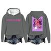 Women's Fashion Casual Long Sleeve Loose Printed Pullover Sports Long Sleeve Hooded Sweatshirt