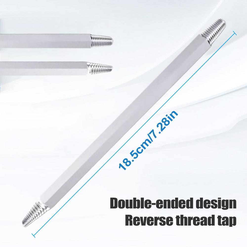 Universal Spark Plug Remover Tool, Hexagonal Anti-Slip Extractor Set for Glow Plugs, Professional Auto Repair Shop Accessories