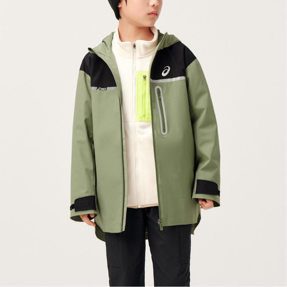 New Asics Jackets Coats Green Teenagers 333241053067-300