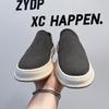 2025 Summer Autumn New Designer Shoes for Men Solid Color Cow Suede Fashion Casual Board Shoes Male Big Size Platform Shoes Man