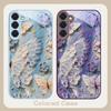 Oil Painting Butterfly For Samsung S26 S22 S8 S9 S10 S20 Ultra S21 Pro S22 Plus S23 FE S24Ultra S25 Edge S24+ Glass Phone Case