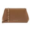 MK Belle Detalhe de Logo Metálico Design Compacto Multifuncional Alça de Ombro Prática Bolsa Transversal de Ombro em Couro 32H3G9BC8L-174