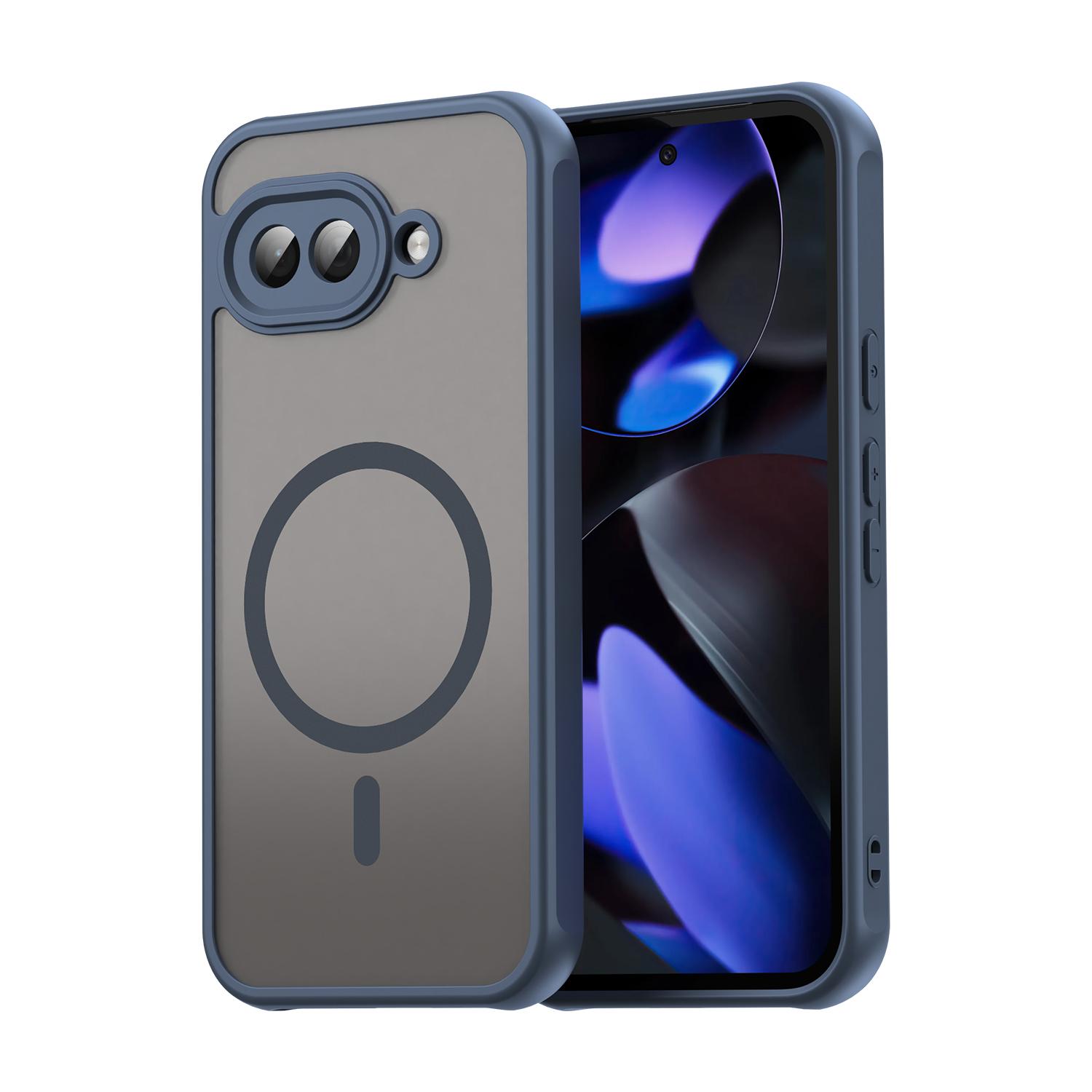 Shockproof For Google Pixel 9A Case Dustproof Magsafe Phone Back Cover Magnetic Wireless Charge Tough Case For Google Pixel 9A Google Pixel 9a