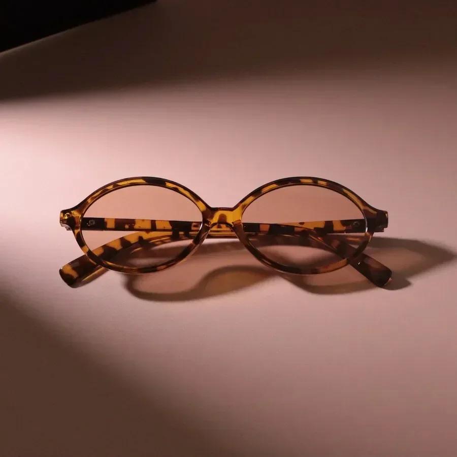 Round Gradient Sunglasses Women Vintage Oversized Men Mirror Retro Fashion Luxury Brand Eyewear