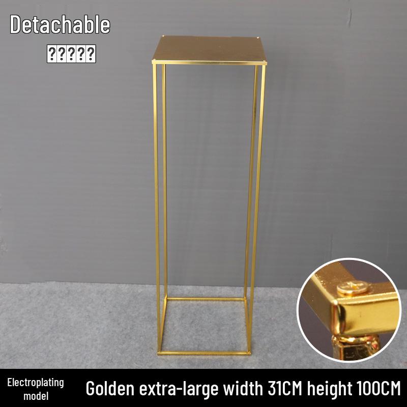 Żelazny Kwiatowy Stojak Kolumnowy do Dekoracji Uliczki Weselnej