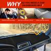 Dash Mat Carpet Dashboard Cover Dash Mat For 1992-1995 1996 Ford F150 F250 F350