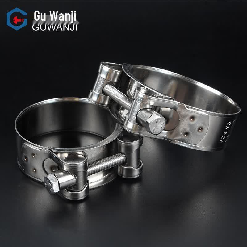 Guwanji 304 Stainless Steel European Style Hose Clamps Φ17-19mm