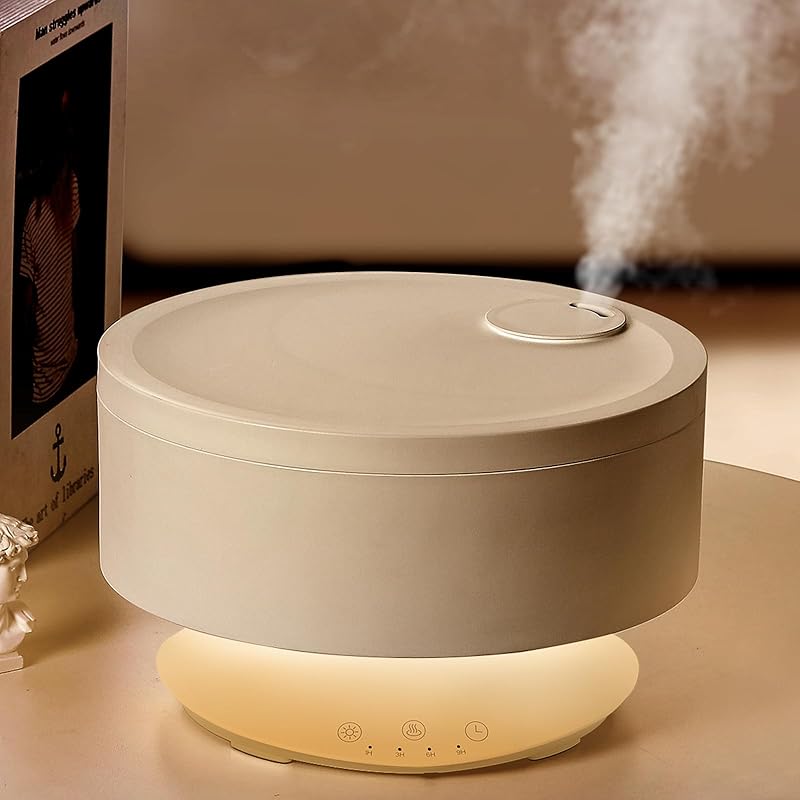 Humidifiers Easy to Clean,Essential Oil Diffuser, Colorful Night Light,Ultrasonic Top Fill Cool Mist Humidifiers for Bedroom Baby Plants,Ultra 1600ml