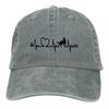 Heartbeat Belgian Malinois Dog Unisex Washed Cotton Cap Vintage Baseball Cap Casual Outdoor Sports Hat