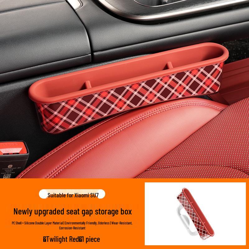 Xiaomi SU7 Car Seat Crevice Organizer: Personalized Protective Storage Box