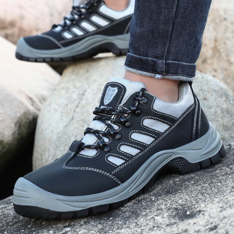 Spring Safety Work Shoes: Anti-Smash, Puncture-Resistant, Durable Soles, Oil, Acid & Alkali Resistant for Construction Sites
