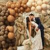 Retro Khaki Balloon Arch Kit Brown Cocoa Skin Balloons Garladn Baby Shower Wedding Anniversary Birthday Party Decoration Globos