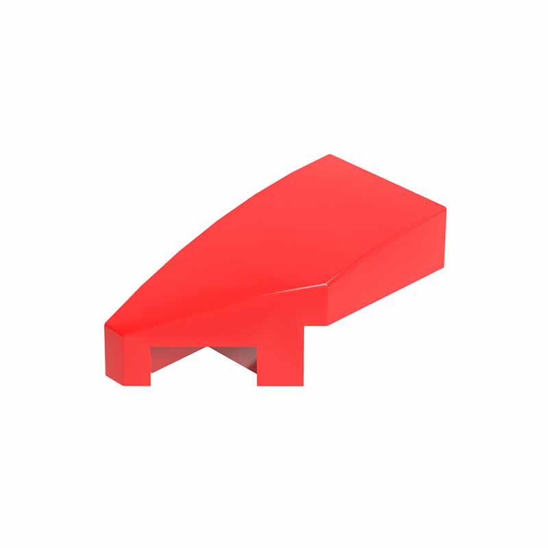 

55PCS MOC compatible building blocks 29120 parts 1x2 wedge-shaped curved panel (left) DIY children s toy gift 55pcs красный