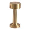 Modern LED Dining Table Lamp 3-Color Retro Bar Night Light Touch Sensor Rechargeable Coffee Table Decorative Lamp Metal Shade