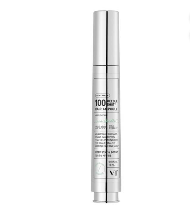 VT Cosmetics PDRN Reedle Shot Hair Ampoule 100dL 15ml Intensive Scalp Care 1 ea