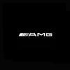 2pcs Car Door Light Laser Logo Decor Project Ghost Lamp Mercedes Benz Amg A B C M ML GLA GLS E Class W176 W205 W166 W246 W2121 S3H8G