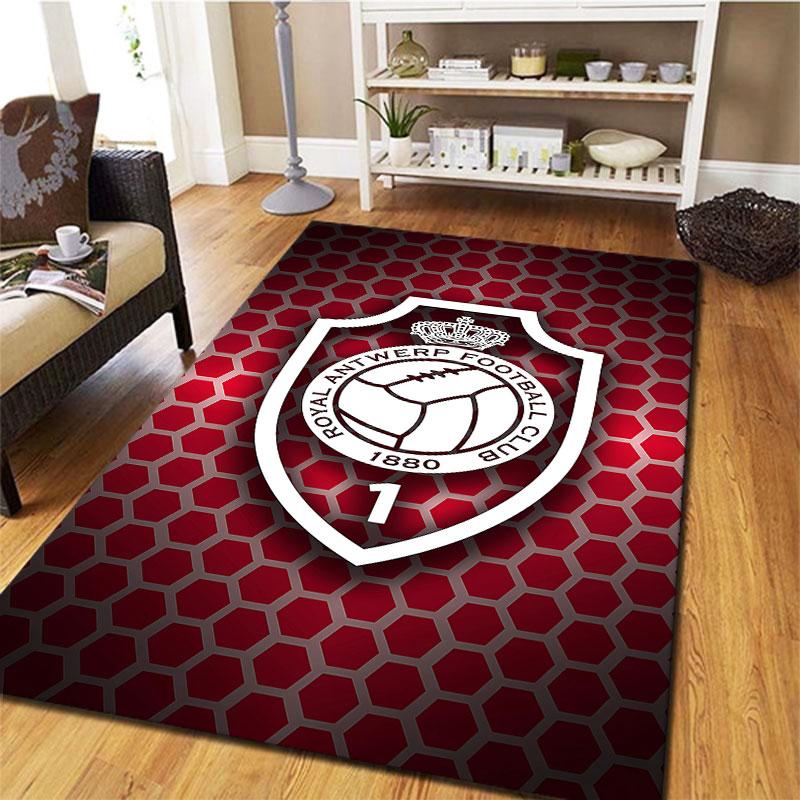 Royal Antwerp FC Carpet Rug for Living Room Bedroom Home Sofa Decoration,Kids play Non-slip Floor Mat