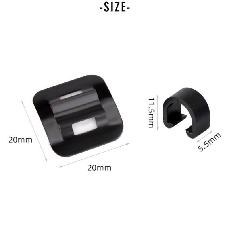 Aluminum Bike Oil Tube Fixed Clamp Conversion Adapter Brake Cable Set Frame U Buckle Tube Guide Mounting Kit