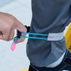 Reflective Cycling Leg Straps with Elastic Rope for Night Running and Portable Storage.
