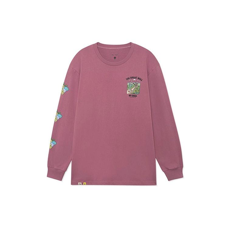 Li-Ning x Steven Harrington Graphic Sweatshirt Pink Men s AHSRC15-1 M