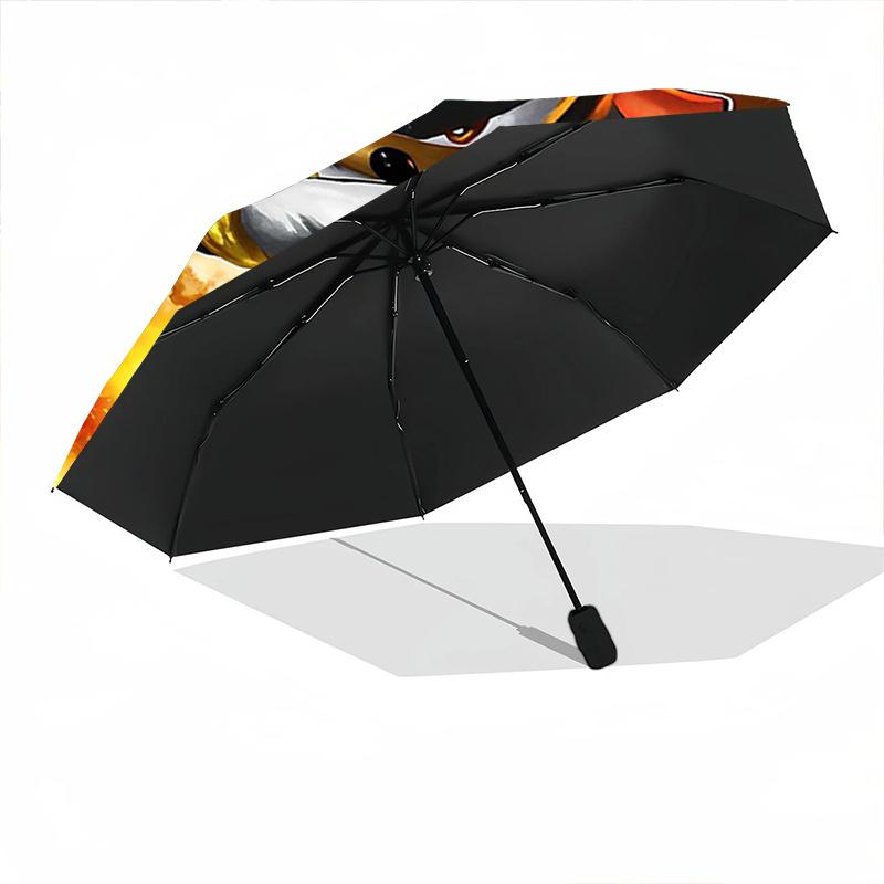 1pc Shadow's Rise Sonic the Hedgehog Automatic Opening and Closing Umbrella - Small Umbrella Suitable for Various Occasions J079
