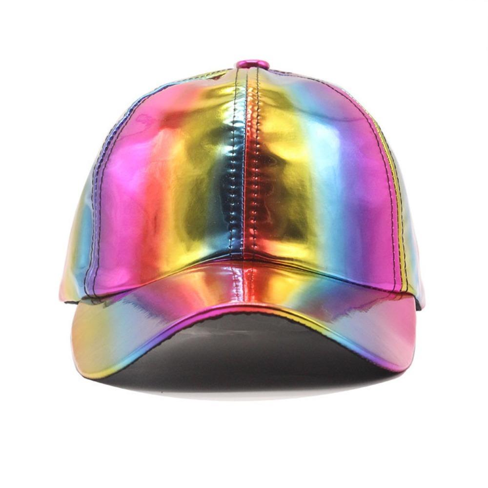 Fashion Rainbow Color Changing Hat Hip-hop Bigbang Sun Hat Back To The Future Street Dance Caps