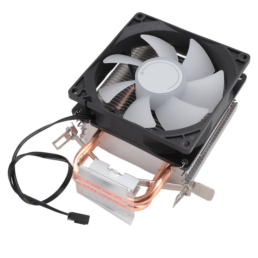 CPU Cooler Dual Heat Pipe 48CFM DC12V Quiet Operation Hydraulic Bearing Fan for Intel LGA 775 1150