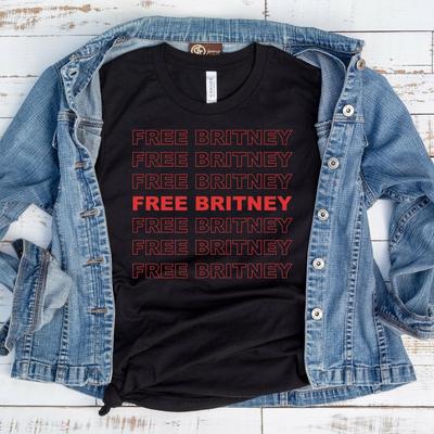 Free Britney Grafik T-Shirt, Unisex Shirt