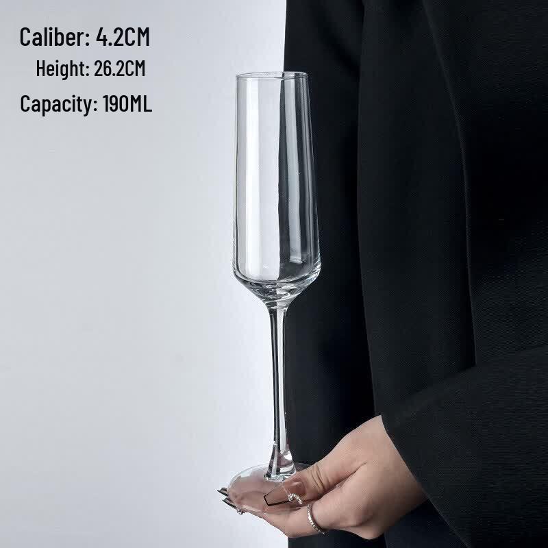 Elegant French Style Stemmed Glass