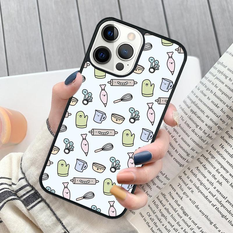 Baking Cook Chef Phone Case for iPhone 17 Air 16 15 14 12 13 PLUS 11 PRO MAX Cover Fundas Shell