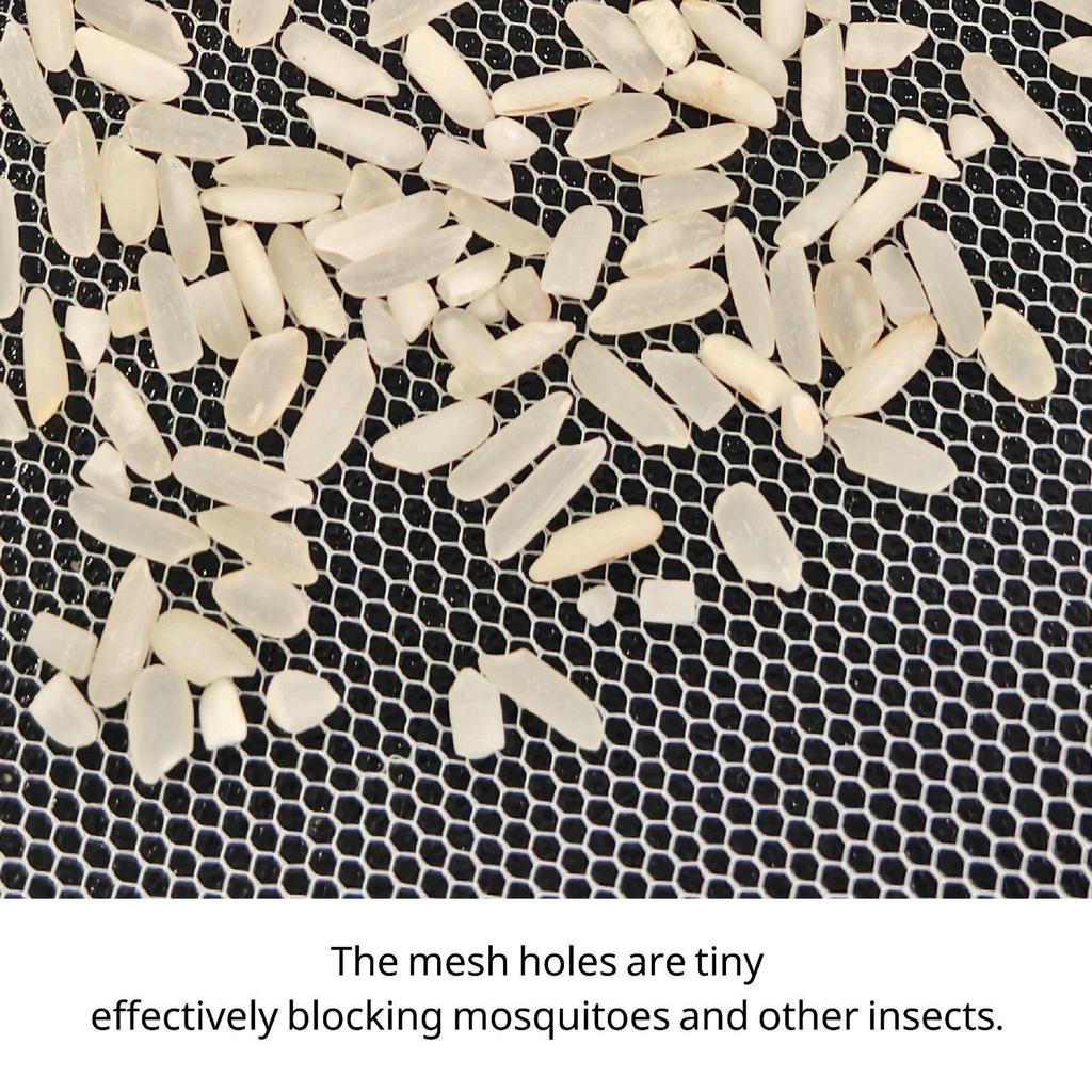 Summer Mosquito Protection Self-Adhesive Window Screen - Easy Install Mesh with Velcro