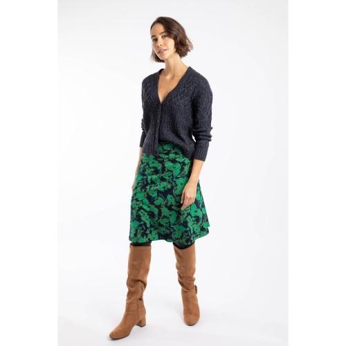 Weird Fish Womens/Ladies Malmo Jersey Stretch Skirt