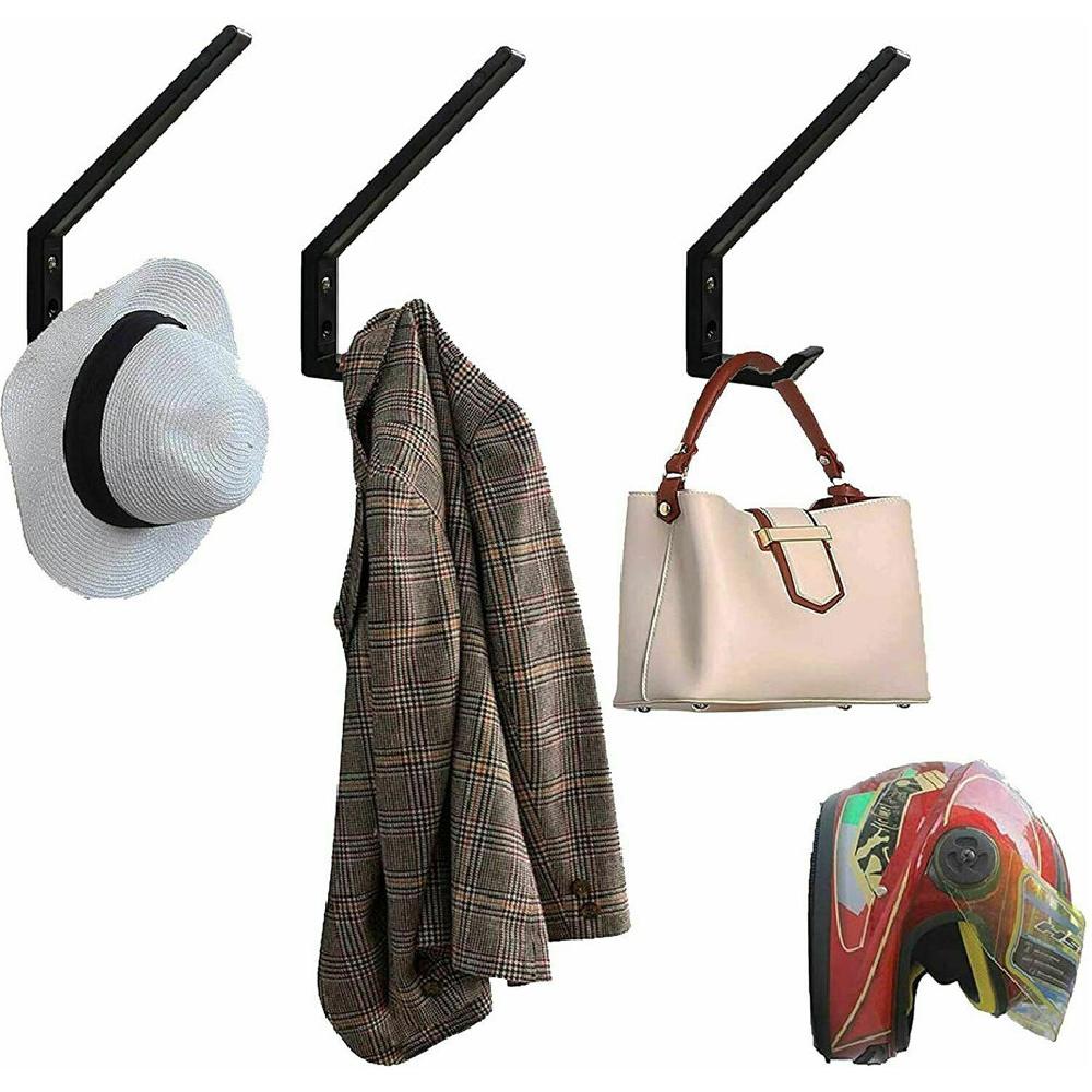 5PCS Helmet Hook Motorcycle Helmet Holder Hook Jacket Hanger Home Luggage Hook Multipurpose Wall Mount Rack For Cabinet Door