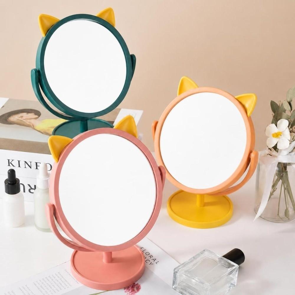 Single-Sided Desktop Makeup Mirror Rotating Table Makeup Mirror Makeup Beauty Grooming