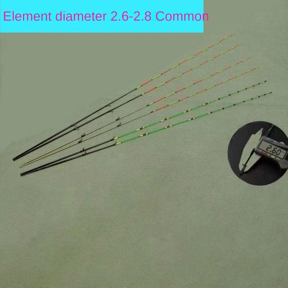Fiberglass/Carbon Half-titanium Fishing Rod Tip Retractable Half/All Titanium Alloy Carbon Fiber Spinning Ice Fishing