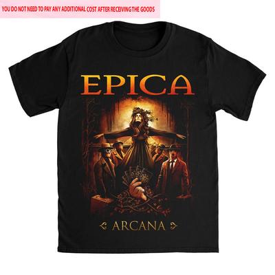 New Rare Epica Band Arcana Gift Funny Black S-5XL Unisex Shirt SN247 Unisex T-Shirt