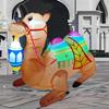 Inflatable Toys Muslim Islamic Ramadan Mubarak 2.4M/8FT Camel with Lamp LED Lights Eid Model Decorations for Celebrate Fasting