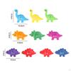 Counting Dinosaur Toy Double Sided Toys Fine Motor for Communication
