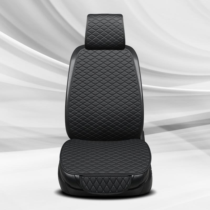 Car Seat Covers Pu Leather Seat Cover Sets Automobiles Universal Auto Interior Cushion Accessories Four Season Protect Set Mats